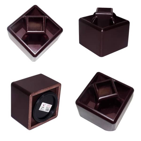 Wooden Rotating Office and Home Desk Organizer For Stationery, Remotes, Phone