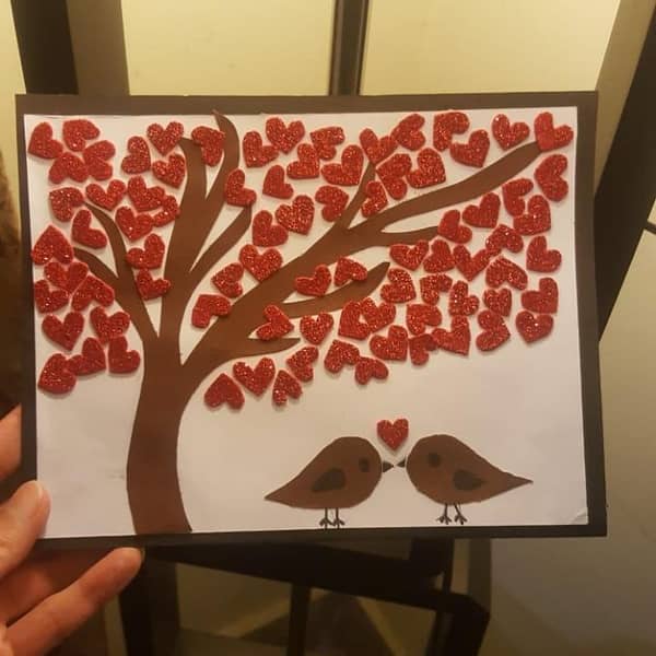 Handmade Happy Birthday and Anniversary Card for Couples and Friends
