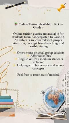 online tutor available