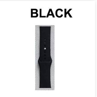 Adjustable Silicon Strap Smart Watch Compatible with All Apple Watches