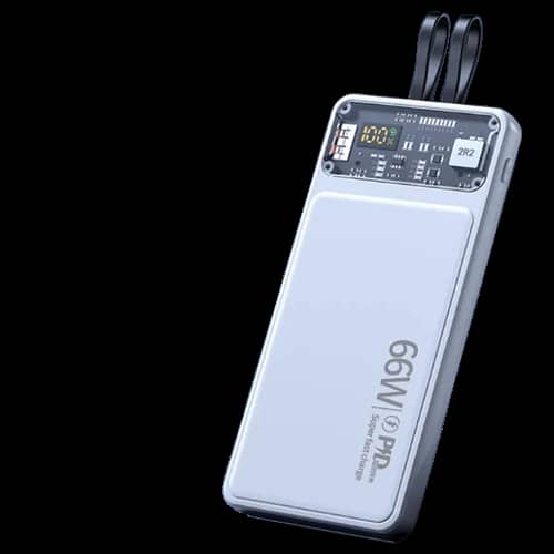 Powerbank 20000mAh 66W Super-Fast Charging Capability