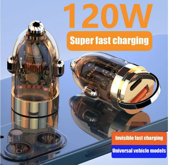 USB Type C Fast Car Charger QC3.0 PD for iPhone, Xiaomi, Samsung | Compatible with All Mobile Devices