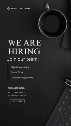 We're hiring! Career growth opportunity_Online Marketing