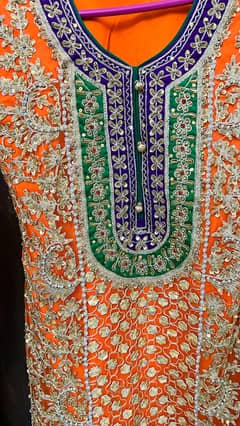 Latest bridal mehndi dress for sale
