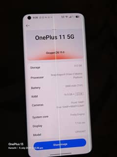 Oneplus 11 in 16gb/512gb Offical approved set