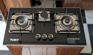 TOKYO Gas Hobs – 3 Burner Premium Series With 1 Year Warranty