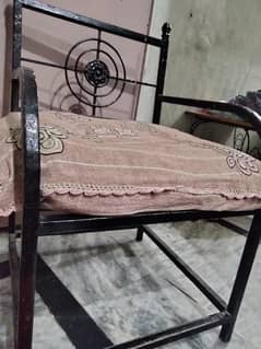 Iron chair 2 set with heavy material
