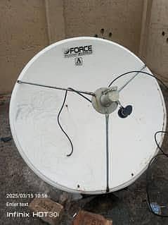 totally new dish with complete setup