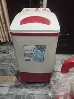 Super Asia Washing Machine & Dryer — Zero Meter — Box Packed