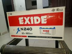 New Box Pack Exide 240 Battery Special 27 Plates