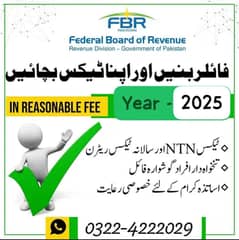 INCOME TAX RETURN 2025 FILING (BECOME A TAX FILER)