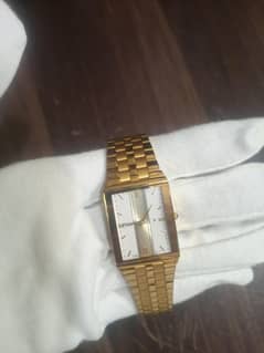 WESTAR company original 18k gold electroplated watch