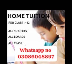 Home Tutor For All Classes