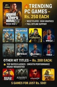 Gta 5 " All Pc games Available