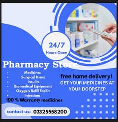 pharmacy store service 24/7 in islamabad