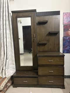 dressing table with cupboard