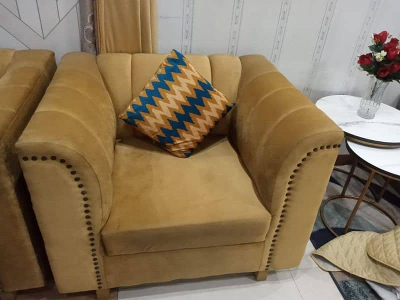 L Shaped Sofa with Table + 3 2 1 sofa set 3