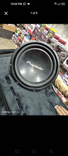 pioneer original woofer amplifier supported