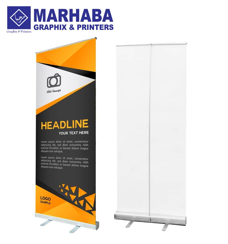 Rollup Standees, Display Stands, Flex Banners,Non-Tear Printing 7