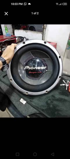 pioneer D4 woofer amplifier supported