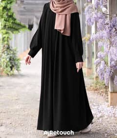Georgette Trending abaya without Stoller