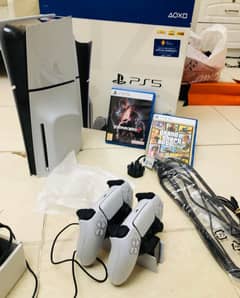 Ps5 Slim Game Disk Edition 1TB. . Whtsp 0329-9679736