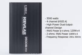 4 Channel Kevler Philippines Amplifier with 23 inch boofer speaker sal