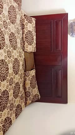 bed with sofa and side table in home use