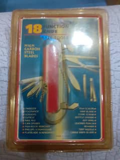Red Multifunctional knife