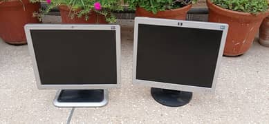 2 Hp monitors 17inch