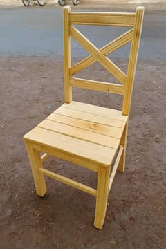 wooden chair & table