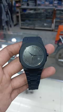 black aura mens classic Arabic watch