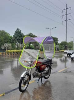 bike umbrella for rain and summer Cd 70 & 125