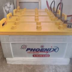 21 plates OGS 190 phoenix used batteries 2 years , best condition