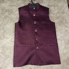 Maroon Waist Coat for men