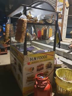burger shawarma  counter