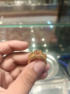 gold ring 21k gold  wate 3.030 grams