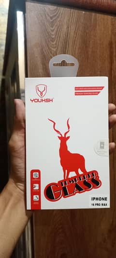 I phone 16 pro max Yours Tempered Glass
