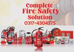 fire extinguisher &safety equipment available 03174304375
