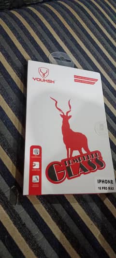 I phone 16 pro max Yours Tempered Glass