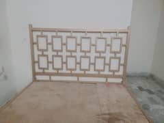 Modern Design Iron king size double bed with Deco paint