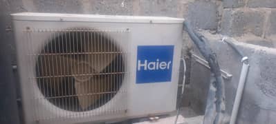 HAIER SPLIT AC USED NO FAULT NO REPAIR JUST BUT AND USE