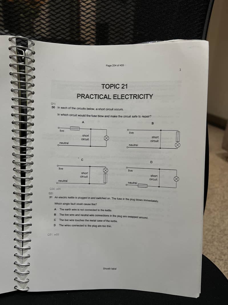 O Level Physics Topical Compilation Volume 2 - Unsolved (P1, P2, P4) 2