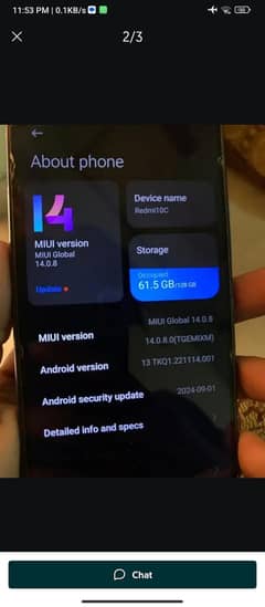 Redmi 10 c 6 ram 128 memory Urgent Sale