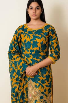 Lawn 3 piece suit