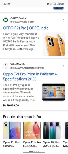 Oppo F21 Pro 8/128