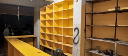 Shop Racks and Counter