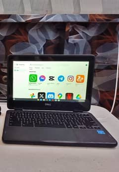 Dell ka tablet + laptp wala ha 4gb ram ha 32gb storage ha
