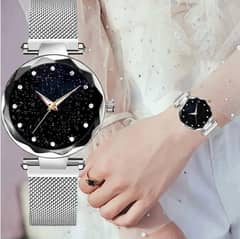 fashion magnetic wrist watch for girls