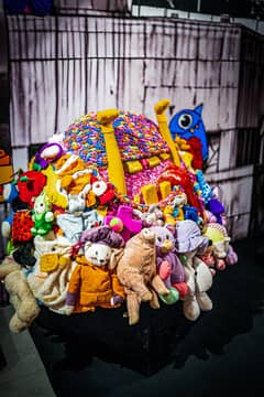 The Fussies “Life sized imaginary companions” -Fibre Glass Sculptures